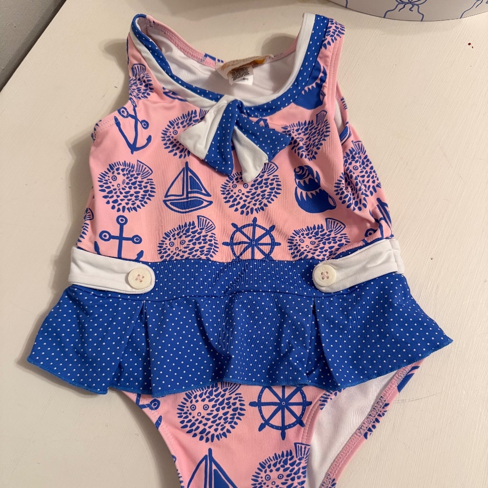 The Beaufort Bonnet size 2T swimsuit